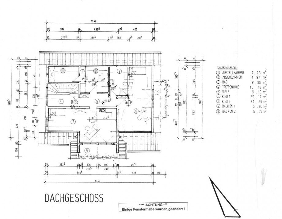 Dachgeschoss Einfamilienhaus Reichelsheim