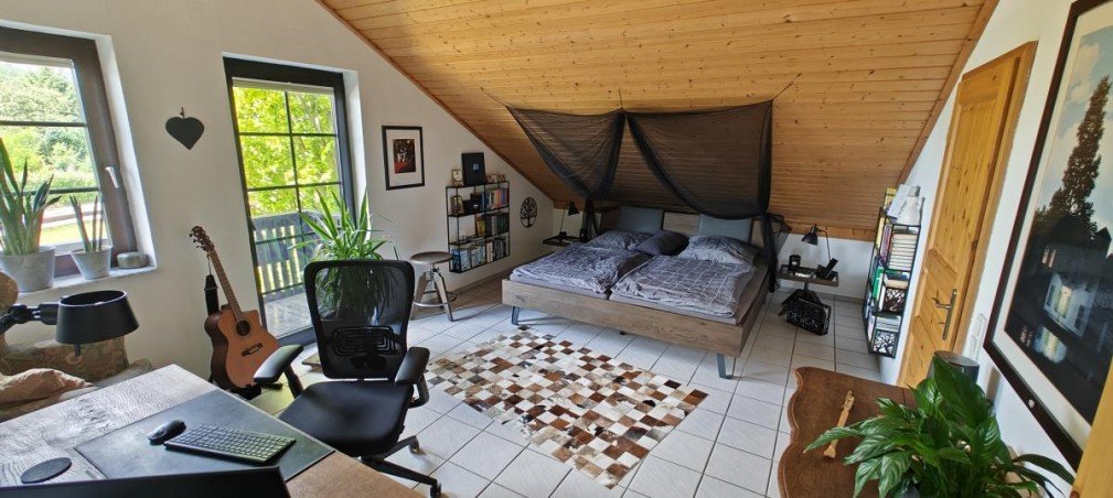 Schlafzimmer DG Einfamilienhaus Otzberg