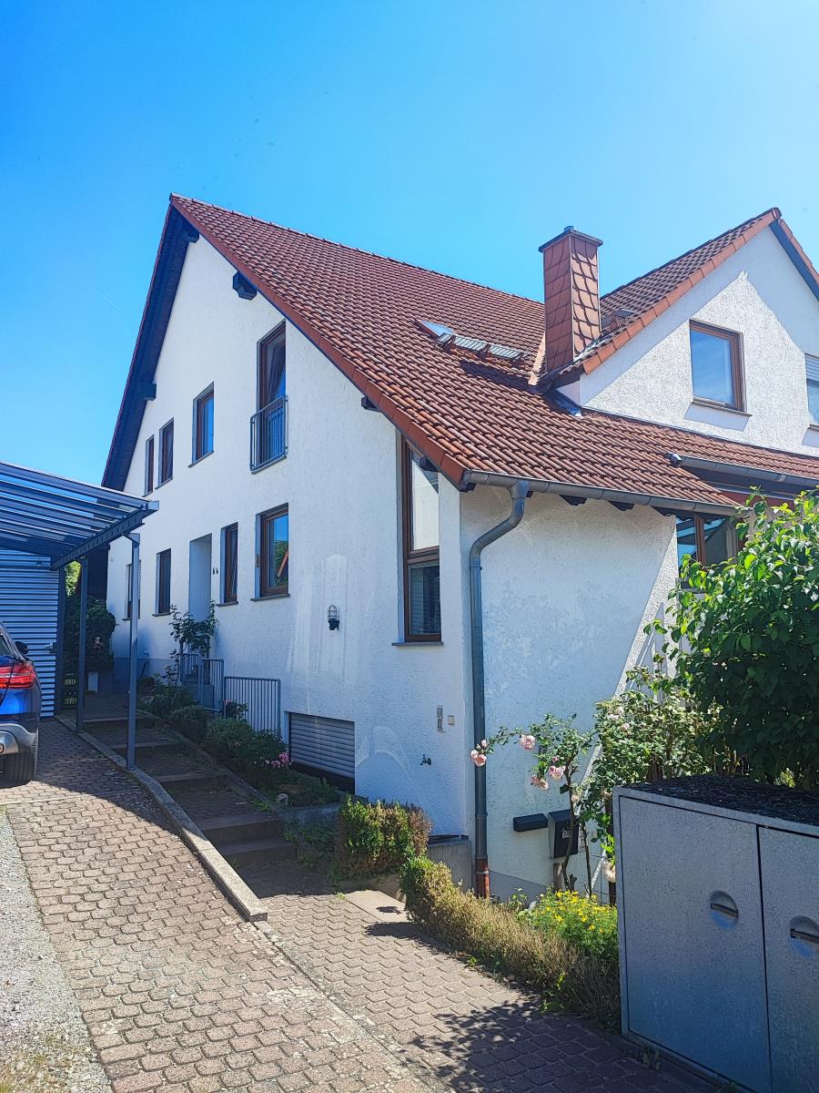 Au�enansicht Maisonettewohnung Otzberg