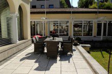 Terrasse Elit�re Jugendstil-Villa auf der Mathildenh�he direkt unterhalb der Russischen Kapelle