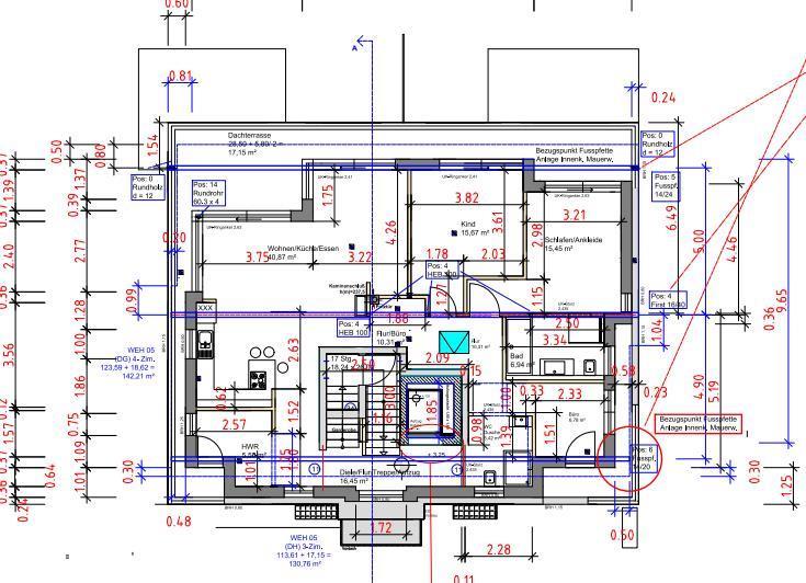 Grundriss Penthouse Penthousewohnung Otzberg