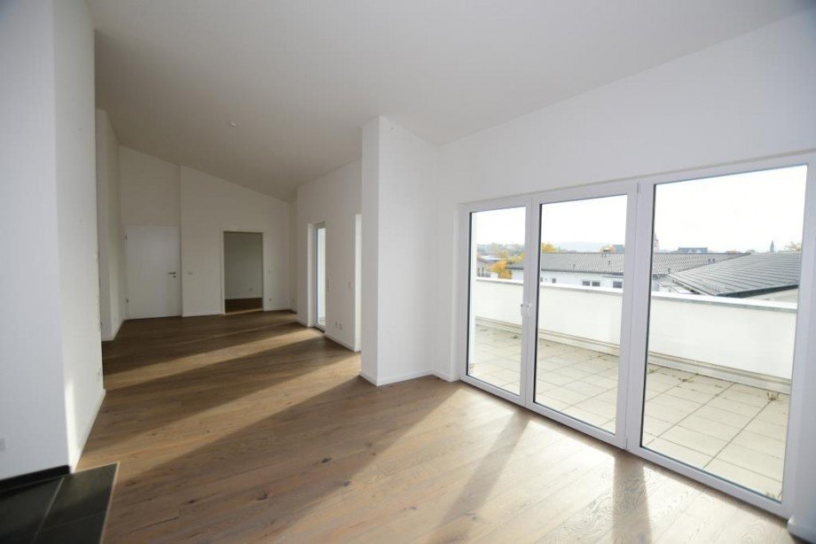 Blick zur Dachterrasse Wohnung Gro�-Umstadt