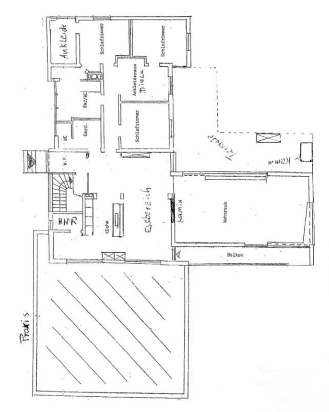 Grundriss Erdgeschoss Haus Erbach