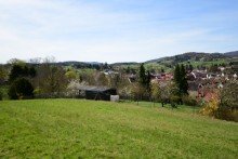 Ausblick Haus mit 2 Wohneinheiten in Top-Lage von Fr�nkisch-Crumbach mit gro�en Obstbaumgrundst�ck