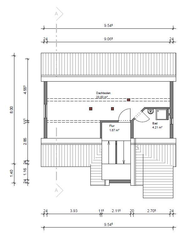 Dachboden Einfamilienhaus Stockstadt