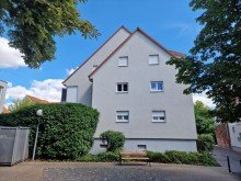 Seitenansicht Wohnanlage Moderne 2-Zimmerwohnung mit Dachloggia im Zentrum von Gro�-Umstadt