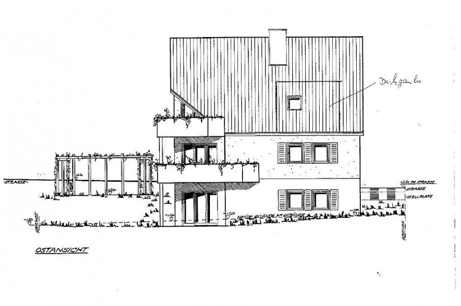 Ostansicht Mehrfamilienhaus M�hltal-Trautheim