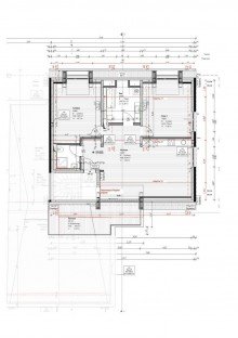 Grundriss Wohnung Moderne 3 Zimmerwohnung im DG mit EBK, Balkon u. PKW Stellplatz