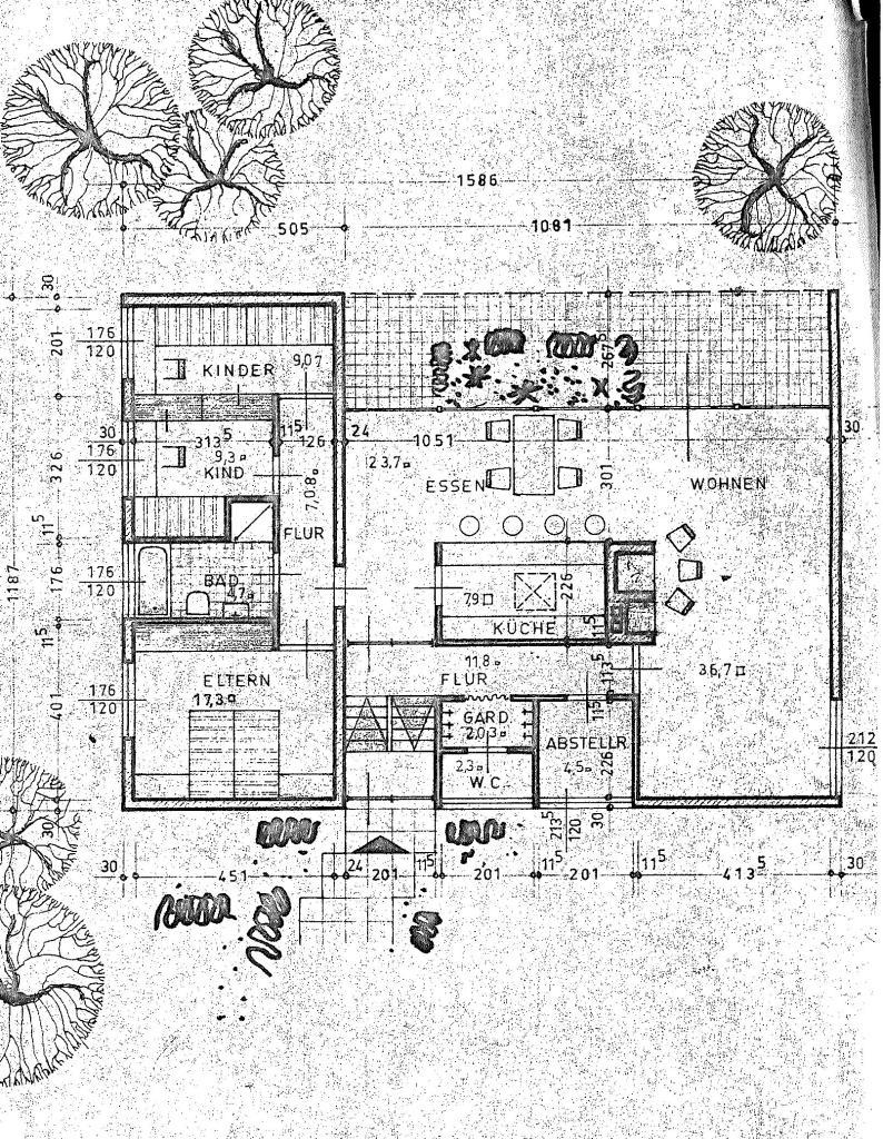 Grundriss EG Einfamilienhaus Niederw�rresbach