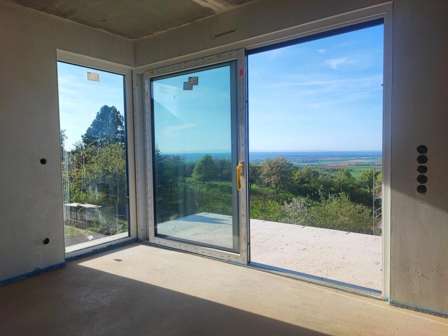 Ausblick Balkon Etagenwohnung Otzberg