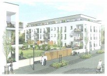 Hausansicht Top 4-Zimmer Penthouse-Wohnung in Darmstadt