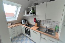 K�che Moderne 2-Zimmerwohnung mit Dachloggia im Zentrum von Gro�-Umstadt