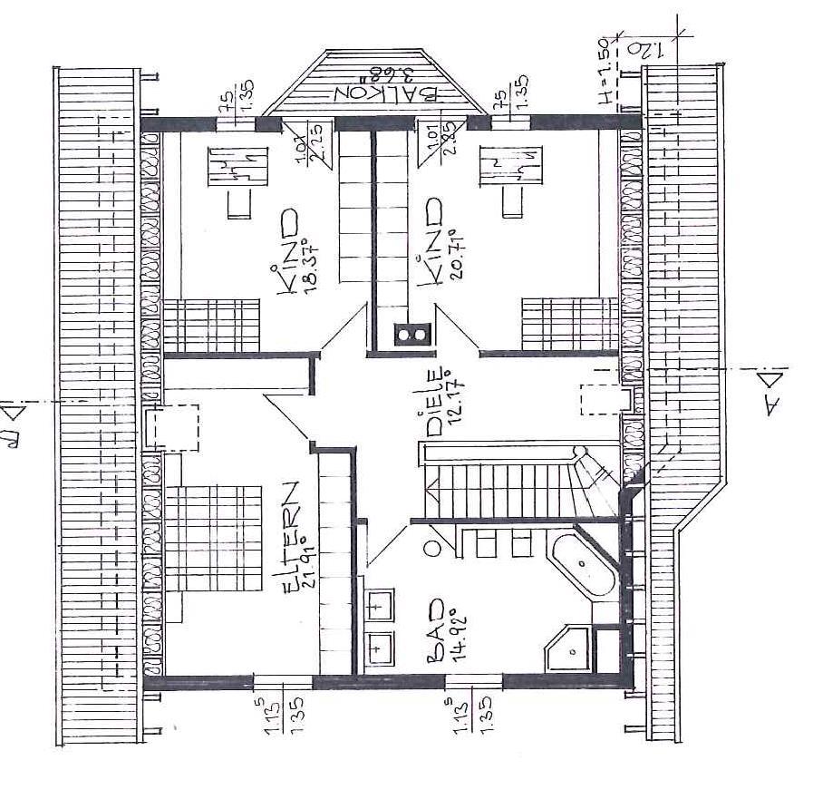 Dachgeschoss Einfamilienhaus Brombachtal