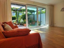 Blick in Garten Gepflegtes Reihenmittelhaus vor den Toren Darmstadts
