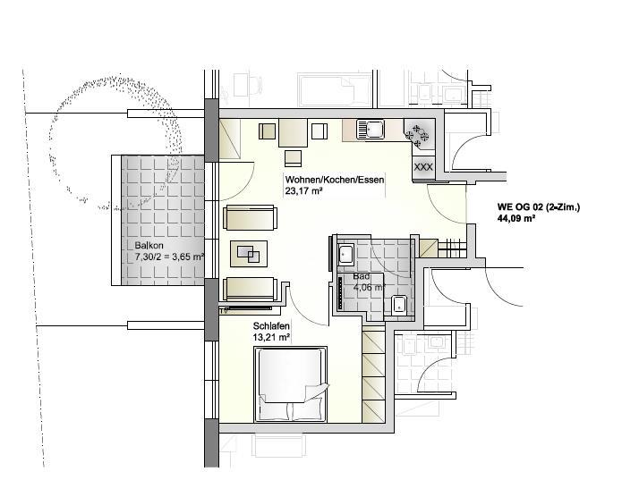 Grundriss Etagenwohnung Fischbachtal| Niedernhausen