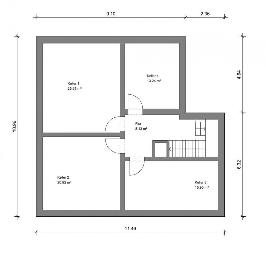 Keller Einfamilienhaus Gro�-Zimmern