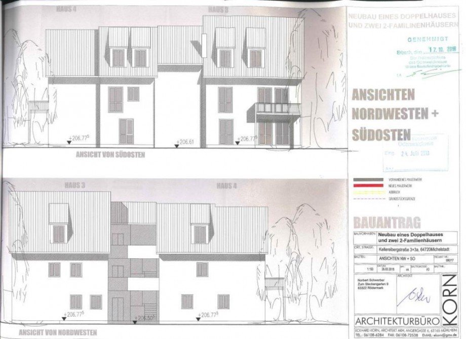 Nordwesten + S�dosten Mehrfamilienhaus Michelstadt