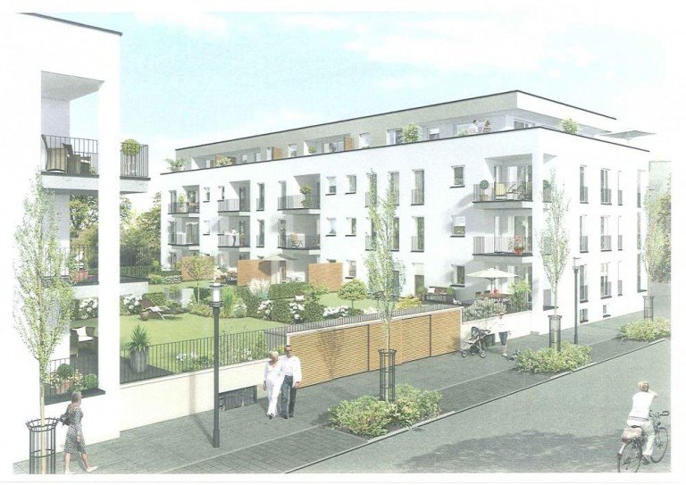 Hausansicht Darmstadt Penthousewohnung Top 4-Zimmer Penthouse-Wohnung in Darmstadt