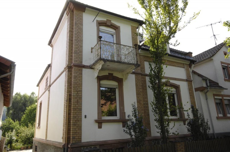 Hausansicht Stra�e Einfamilienhaus H�chst