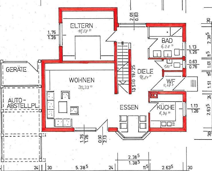 Erdgeschoss Einfamilienhaus Otzberg