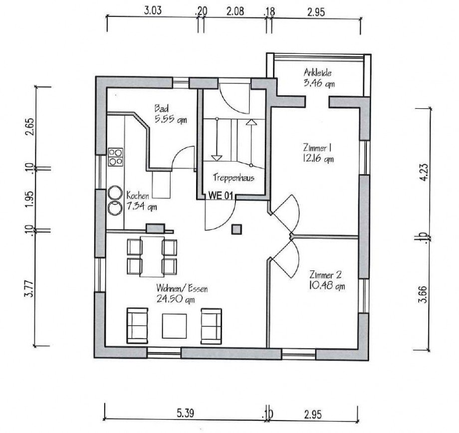 Erdgeschoss Erdgeschosswohnung Otzberg