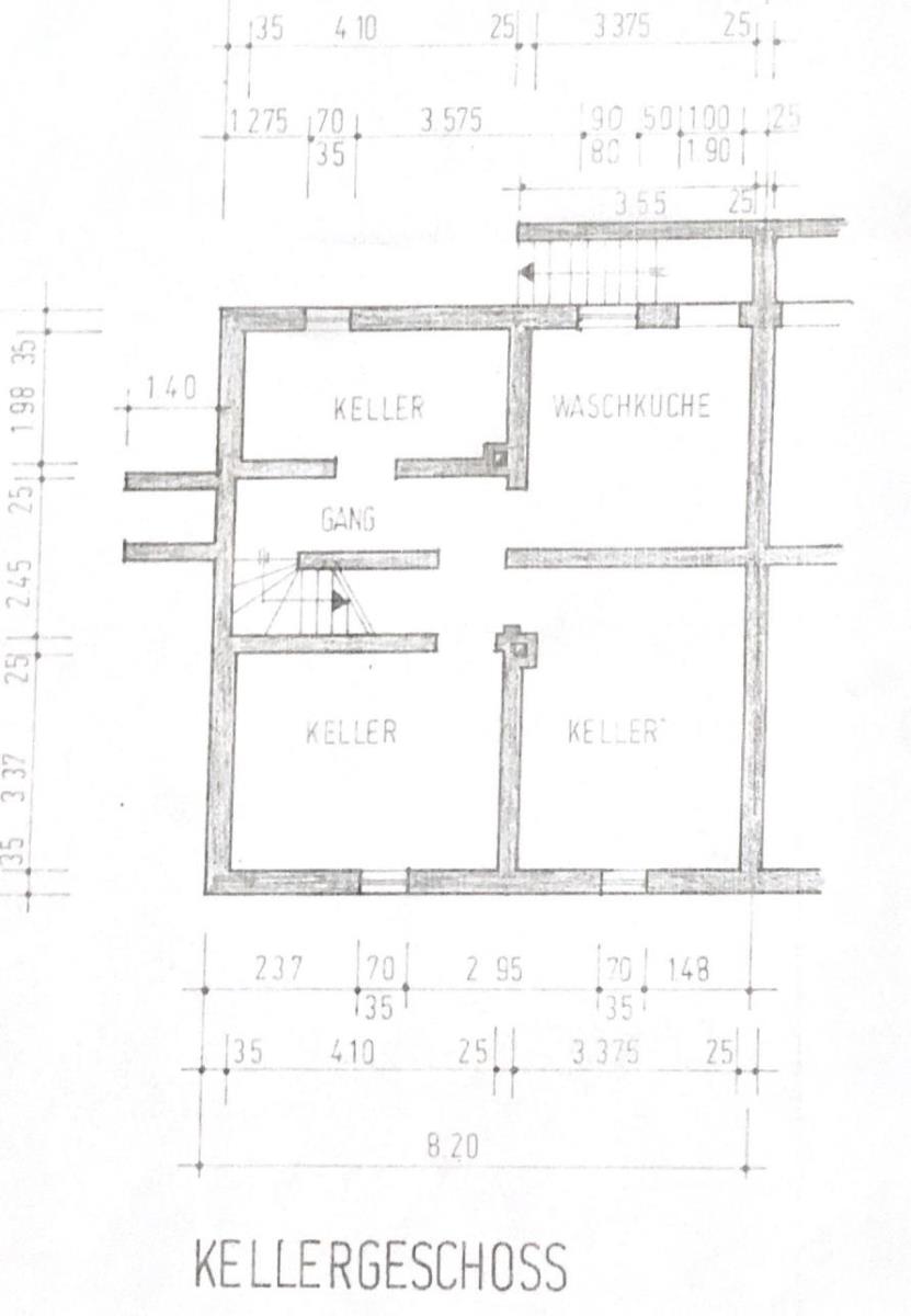 Kellergeschoss Doppelhaush�lfte Gro�-Umstadt