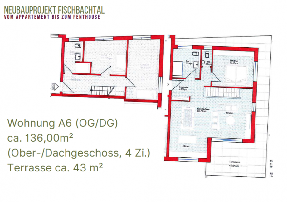 Wohnung A6 Penthousewohnung Fischbachtal| Niedernhausen