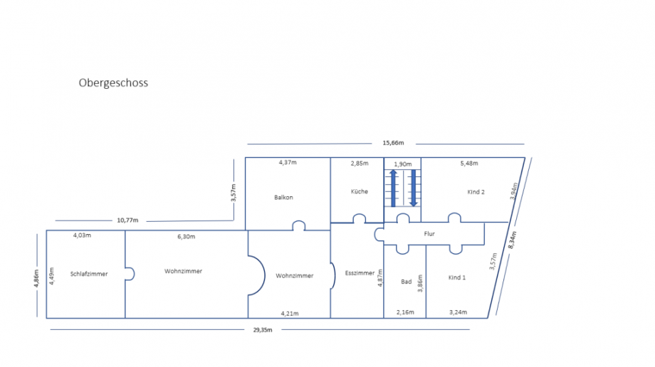 Grundriss OG Zweifamilienhaus Otzberg