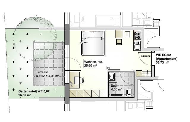 Grundriss Terrassenwohnung Fischbachtal| Niedernhausen