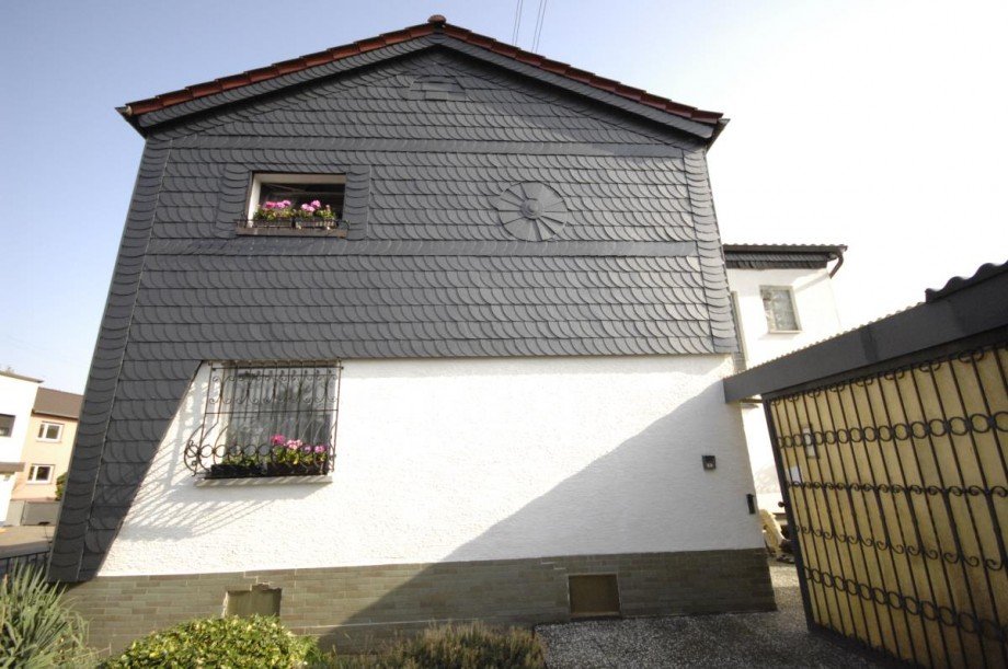 Hausansicht Schiefer Einfamilienhaus Frankfurt am Main