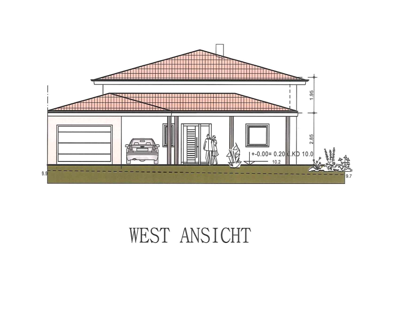 West Ansicht Haus Otzberg