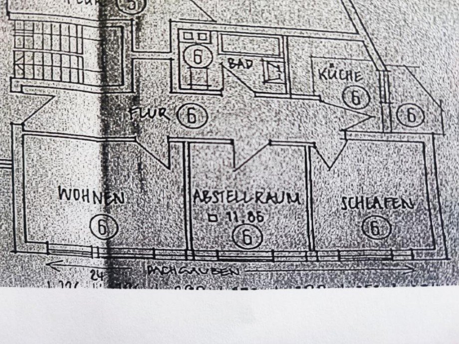 Grundriss Dachgeschosswohnung Reichelsheim