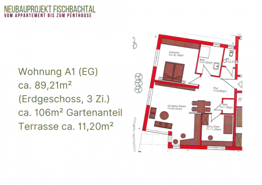 Wohnung A1 Terrassenwohnung Fischbachtal| Niedernhausen