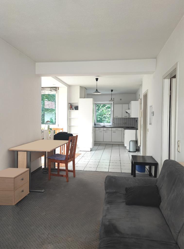Wohnzimmer &K�che Erdgeschosswohnung Reinheim