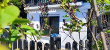 Au�ensicht Erdgeschosswohnung mit Terrasse, Gr�nfl�che und 2 Parkpl�tzen