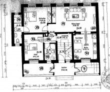 Grundriss Gepflegte 3-Zimmerwohnung in Otzberg/ Ober- Nauses ab 1.11.2025 zu vermieten