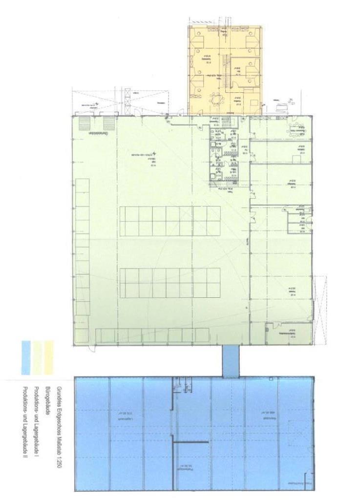 Grundriss Halle / Lager / Produktion Gro�-Umstadt