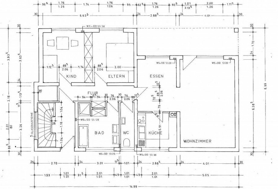 Erdgeschoss Zweifamilienhaus H�chst| Hassenroth