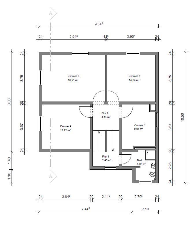 Obergeschoss Einfamilienhaus Stockstadt