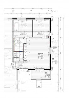 Grundriss Wohnung Neubau Erstbezug Moderne 3 Zimmerwohnung mit EBK, Balkon u. PKW Stellplatz