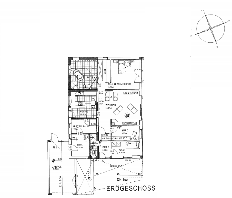 Grundriss Haus Otzberg