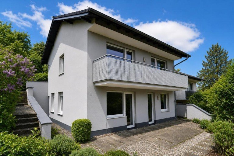Au�enansicht Nr.2 Bad K�nig Zweifamilienhaus Harmonisches Doppelhaus-Ensemble in direkter Feldrandlage von Bad-K�nig| Kimbach