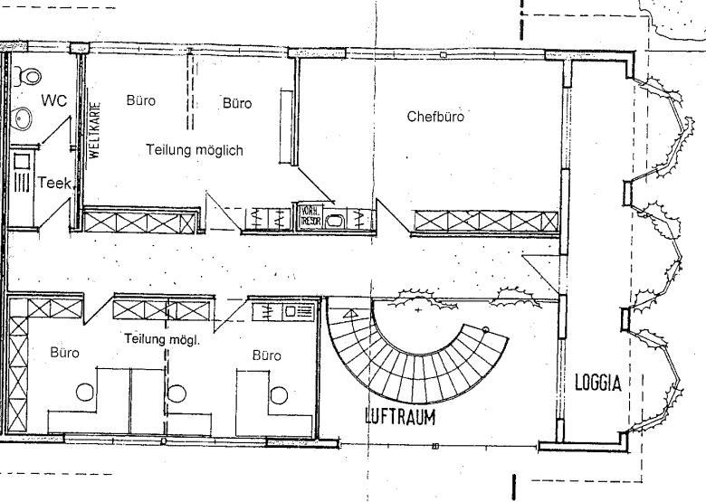 Grundriss OG B�rohaus Gro�-Umstadt