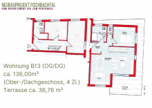 Grundrisse Moderne Penthouse- Wohnung mit gro�er Dachterrasse und hochwertiger Ausstattung