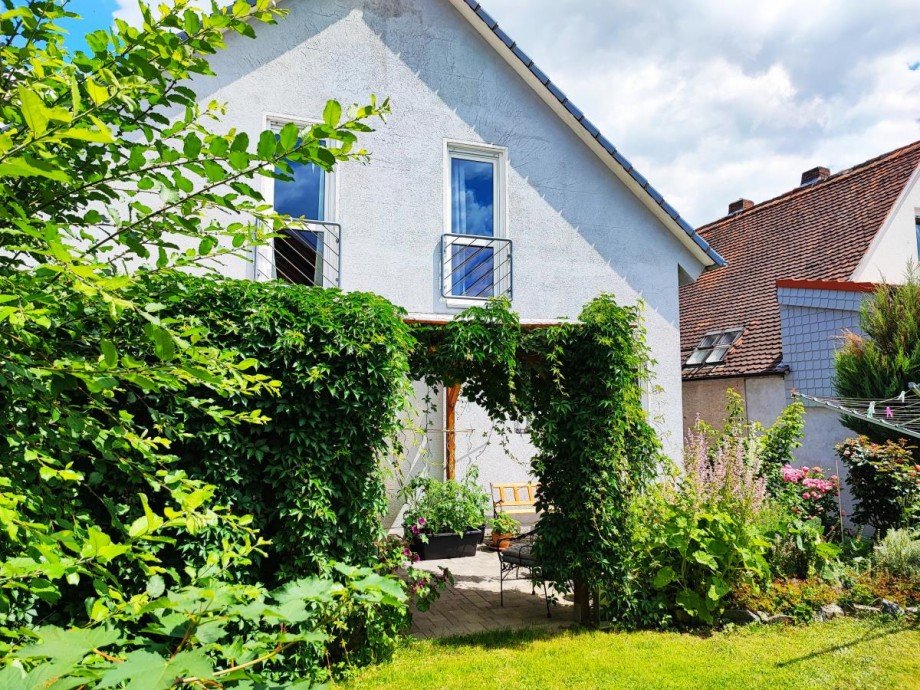 Au�enansicht Gartenseite Einfamilienhaus Ober-Ramstadt
