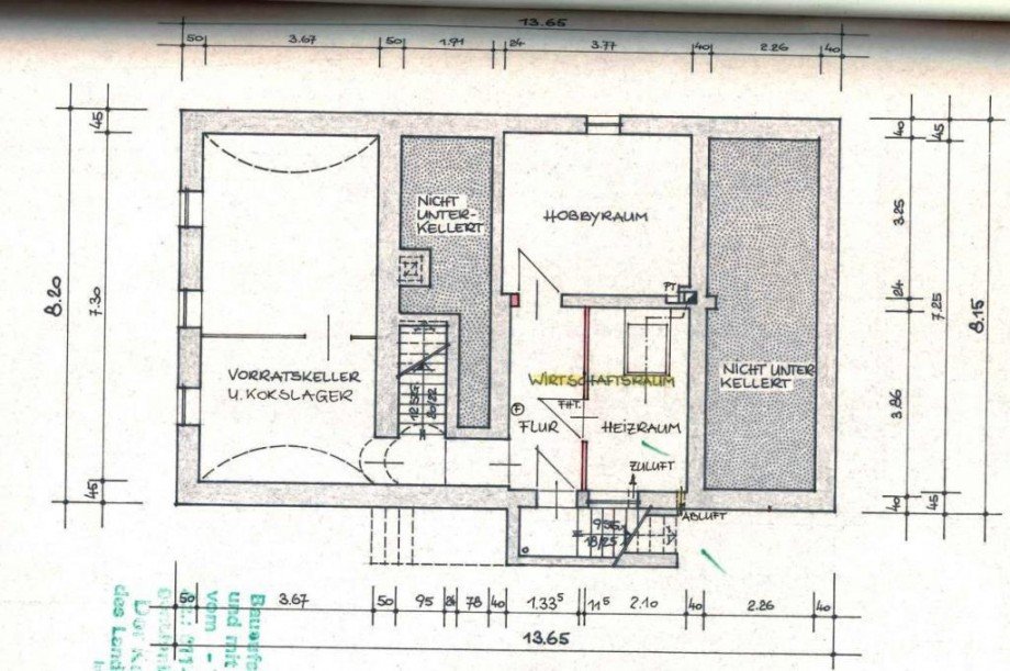 Kellergeschoss Einfamilienhaus Babenhausen
