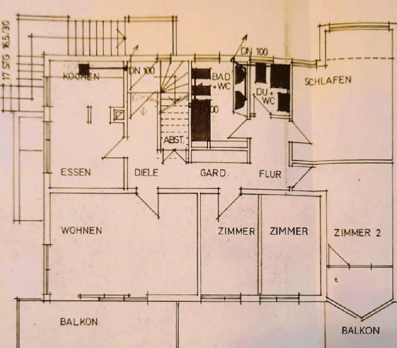 Grundriss Etagenwohnung Otzberg